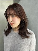 オレンジベージュ/髪質改善トリートメント【西田辺・阿倍野】