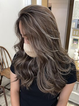 エトラ 渋谷店(etora) 小顔へア アッシュカラーグレージュハイライトカラー◎