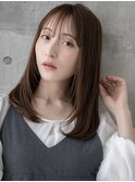#42/黒髪/ボブルフ/ネビージュ/小顔/ワンレン/髪質改善/仙台