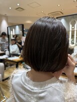 フィゼル あべのルシアス店(Aujua fizelle)&nbsp;ミニボブ×オリーブグレージュ