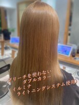 アース 武蔵境店(HAIR & MAKE EARTH)&nbsp;ブリーチを使わない、新感覚の透明感カラー。