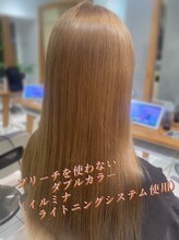 アース 武蔵境店(HAIR & MAKE EARTH) ブリーチを使わない、新感覚の透明感カラー。