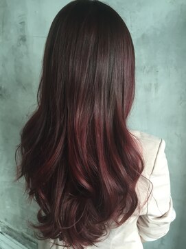 アクロスヘアーデザイン 池袋店(across) グラデーションカラー（ブリーチなし）