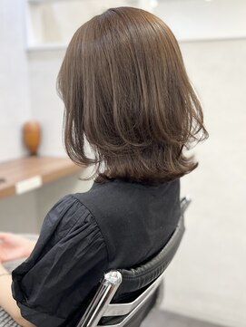 オウル(Owll) ＊レイヤーボブくびれオトナボブピンクブラウンカラー＊