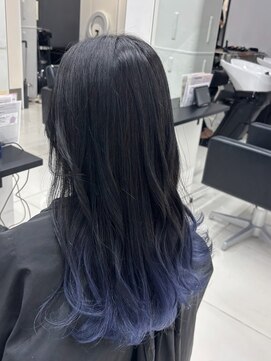 アライブ ハラジュク(ALIVE harajuku) 【ALIVE 夕貴】ブルーグラデーションカラー