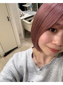 ピンクミルクティーカラー【下北沢/ブリーチ/ケアブリーチ】