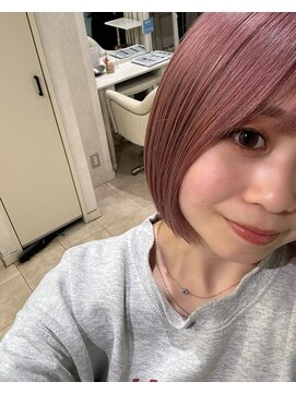 クレア 相武台(CREA) ピンクミルクティーカラー【下北沢/ブリーチ/ケアブリーチ】