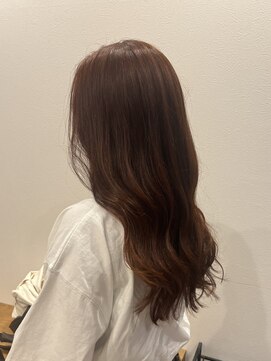 マウ(mau) ロング オレンジブラウン