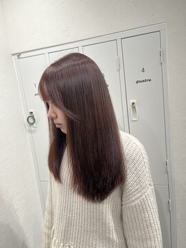 イノセンス 西宮北口店(innocence) 【innocence】西宮/ブリーチなしカラー/ピンクベージュ＠宮本