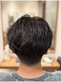 ニュアンスパーマ.毛流れパーマ.メンズカット.30代40台50代