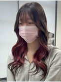 インナーカラーピンク