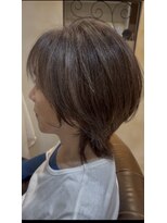 セピアージュ シス(hair beauty clinic salon Sepiage six) 白髪ぼかしハイライトにショートウルフ