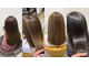 アンプヘアー 西京極店(unpeu hair)の写真/ダメージレスな美革ストレートで、自然な質感を叶える艶髪へ導きます☆