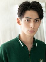 トニーアンドガイメン ホテル京阪仙台店(TONI&GUY MEN)&nbsp;センターパートブラック清潔感刈り上げフェザーマッシュh仙台