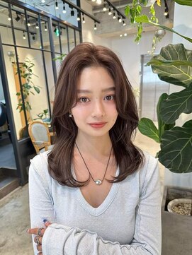エレノア トーキョー 恵比寿(ELEANOAH TOKYO) 簡単再現コテ巻き風デジタルパーマ　レイヤースタイル
