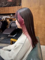 コモレビ(komorebi) 【山本智文】インナーカラーピンク