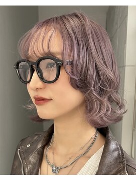 プネル 渋谷(PUNEL) 原宿 ラベンダーグレージュ  バイオレットカラー パープルカラー