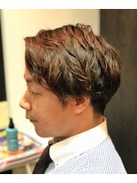 オムヘアーバイグルーマーズ(HOMME HAIR by GROOMER/S)&nbsp;#耳掛けショート#アシンメトリー#スパイラルパーマ#Homme2櫻井