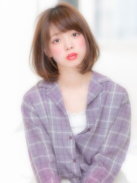 ヴィアラ 自由が丘(VIALA) 【VIALA 自由が丘】フェミニンボブ×赤リップ