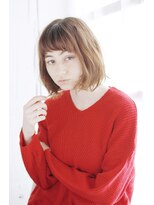 シュシュット(chouchoute)&nbsp;小顔セミウェットウェーブハイライトカラー美髪オリーブカラー60