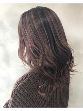 ビスクヘアデザイン(bisq hair design) highlight×pinkgray