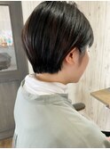 大人可愛い/小顔ヘア/ツヤ感/ノーブル/前下がりボブ/ひし形ボブ
