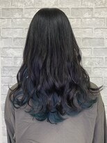 マーシュ(marshu)&nbsp;【marshu  OSAKA 辰己Style】インナーカラー×ディープグリーン