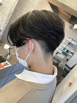 バイフィフス 原宿/表参道(by fifth) センターパート/メンズショート/ニュアンスパーマ/かりあげ