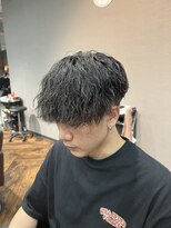 スキル(SKILL) 前下がり波巻きツイスパ 福岡パーマ