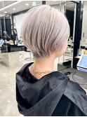 エレガント丸みショート/前髪/20代/30代/40代/ショート