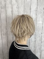 ビューティドレッセヤマノ 池袋パルコ(Beauty Dresse YAMANO)&nbsp;【ダブルカラー】【ウルフカット】【ホワイトブロンド】10代20代