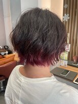 リベア トウキョウ 東大島店(Rever Tokyo)&nbsp;ショートボブ/パーマ/インナーピンク[東大島/東大島駅]