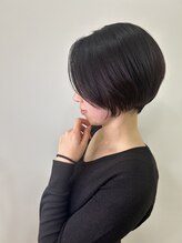 モッズ ヘア 銀座店(mod's hair) 小顔骨格矯正所ショートダブルカラーバレイヤージュ韓国２０代