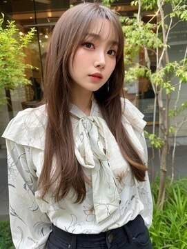 クイーン バイ ノイズ 西院(QUEEN by noism) 大人可愛い20代30代40代小顔ウルフレイヤーロング