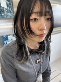 ハイレイヤー×インナーカラー　ウルフカット