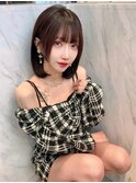 【kumu】韓国風ボブ/おろしパッツン/名古屋/20代/30代