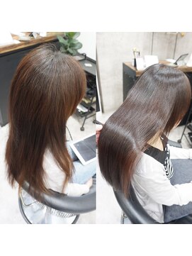ヘアテリア リュウ 大塚(hair teria ryu) 縮毛矯正/髪質改善/艶髪ストレート/艶カラー
