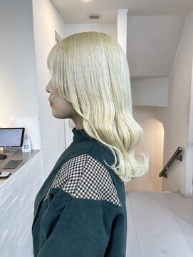 ミーム 原宿 表参道(meme) ブロンドカラーカラーハイトーンカラーケアブリーチ#原宿