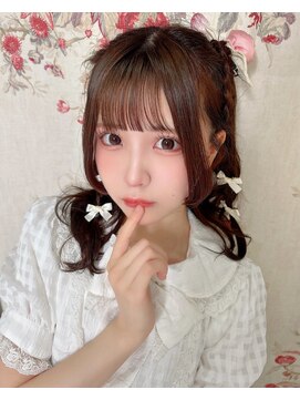 ティンカーリップ(Tinker Lip) 三つ編みハーフツイン♪ aika