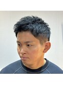 爽やかな印象で好感度◎セット簡単なビジネスフェードカット