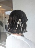ボブヘアセット・お呼ばれヘアアレンジ