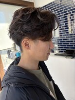 リドル ヘアー 駒生店(Riddle HAIR) センターパート×フェザーパーマ