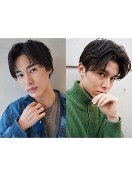 【メンズカット＋眉カット￥6000】"圧倒的"なパーマ技術に注目！扱い易さ抜群のスタイルに★