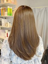 ディーエックス ウエスト(Dxxxx WEST)&nbsp;ミルクティーベージュ［韓国/顔周りカット/レイヤーカット］