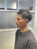 【夏限定】カット、パーマ、メッシュキャップハイライト、眉カット