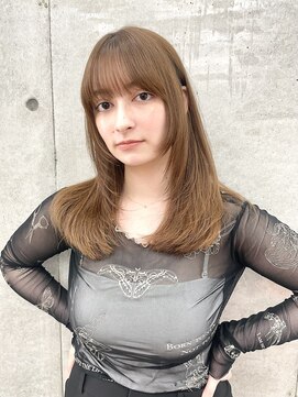 ロンド レグリーズ 立川(Lond leglise) 暗めカラー/レイヤーカット/マロンベージュ/くすみベージュ/立川