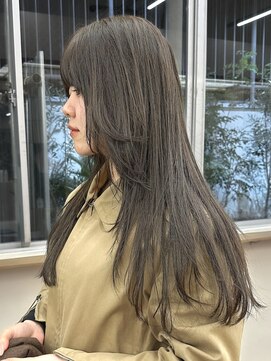 パークレーン アイス イヴェン(park lane ICI yeven) ブリーチなしダブルカラーオリーブグレージュ秋冬カラーレイヤー