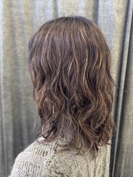 白髪ぼかしハイライト