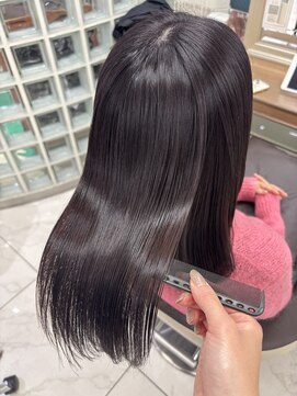 アッシュ 下北沢店(Ash) 髪質改善縮毛矯正×ラベンダーグレージュ