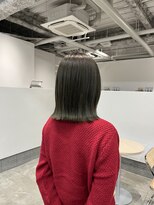 ソア(soa)&nbsp;丸くならないボブ/オリーブベージュ/枚方美容室